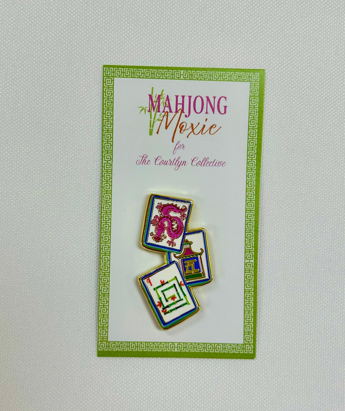 Triple Mahjong Tile Needle Minder
