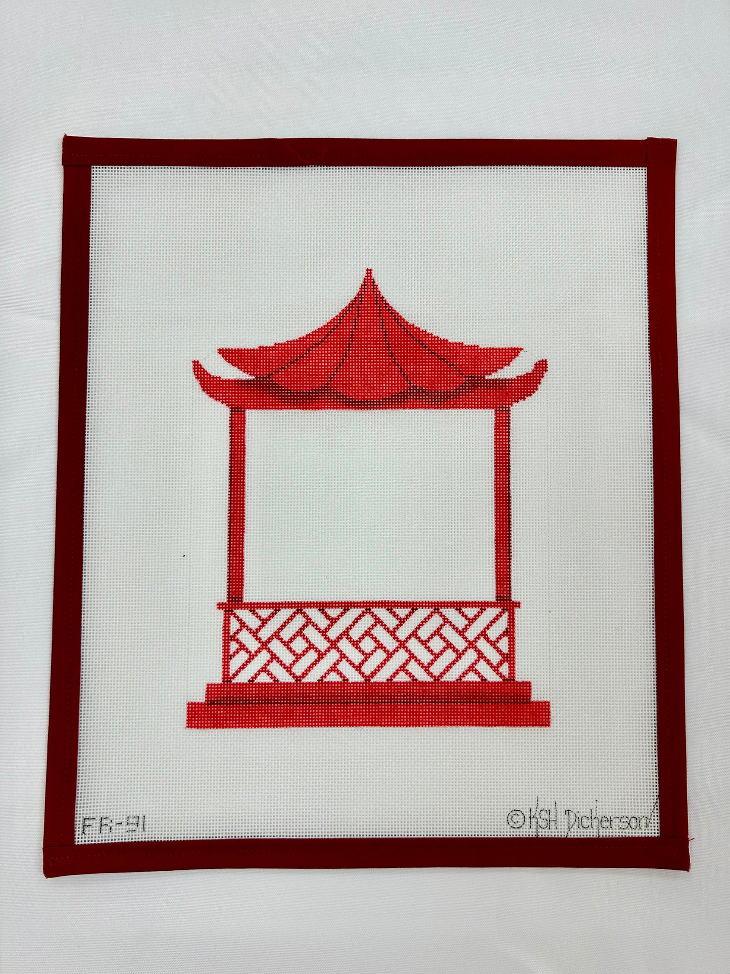 Red Pagoda Frame