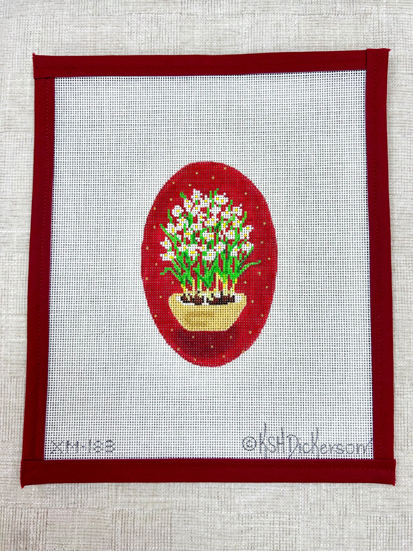 Paperwhites in Gold Bowl