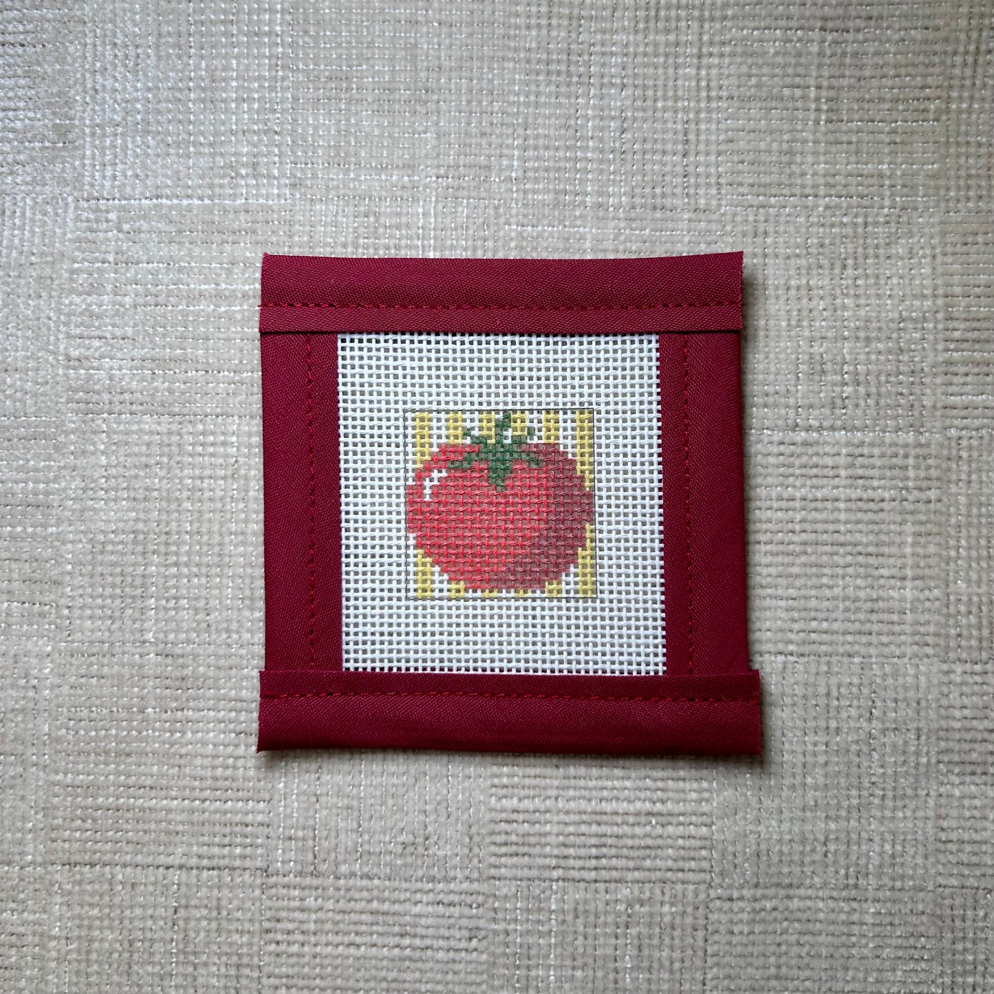 Mini Tomato with Striped Background