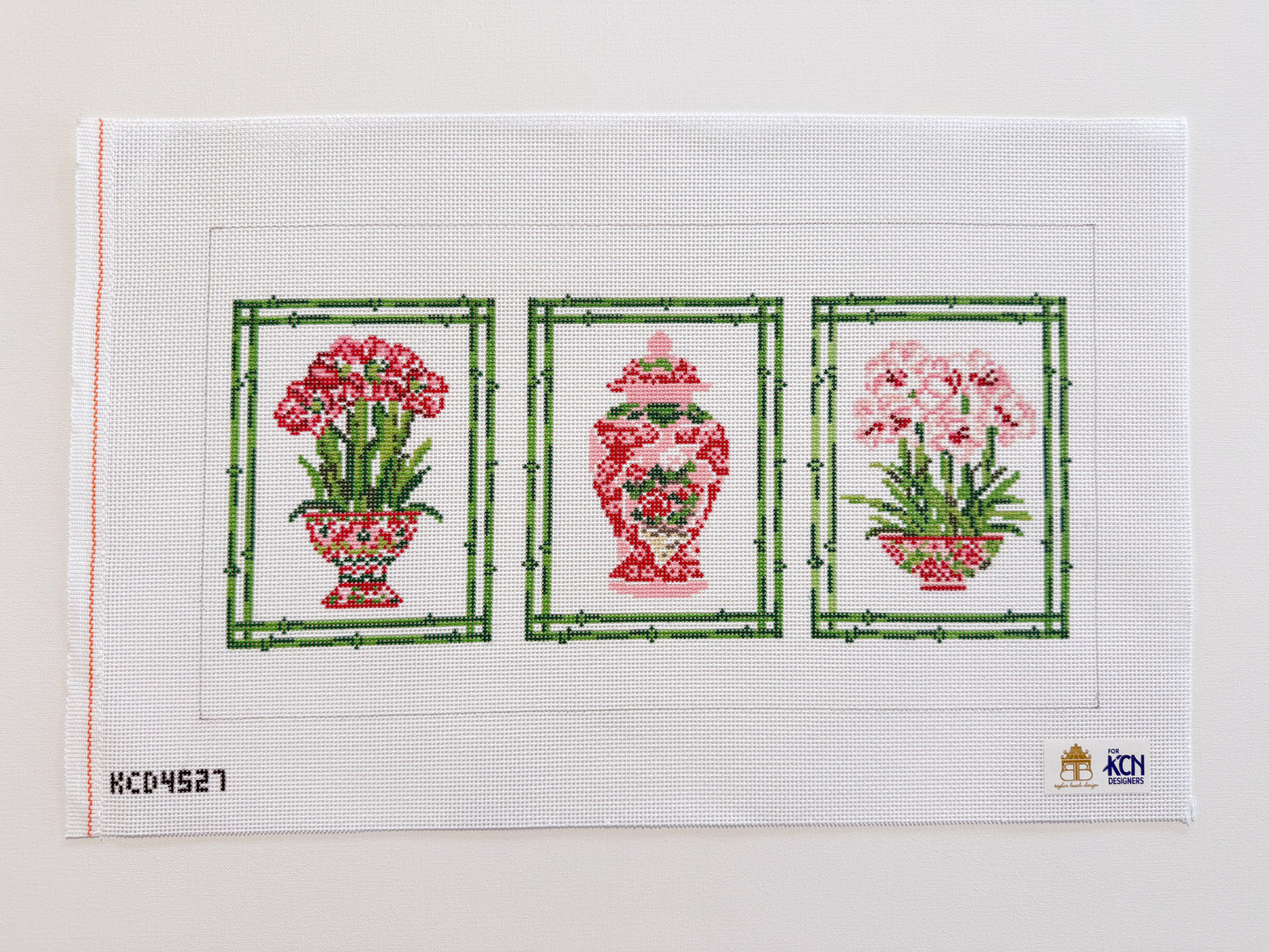 Trio of Porcelain Florals