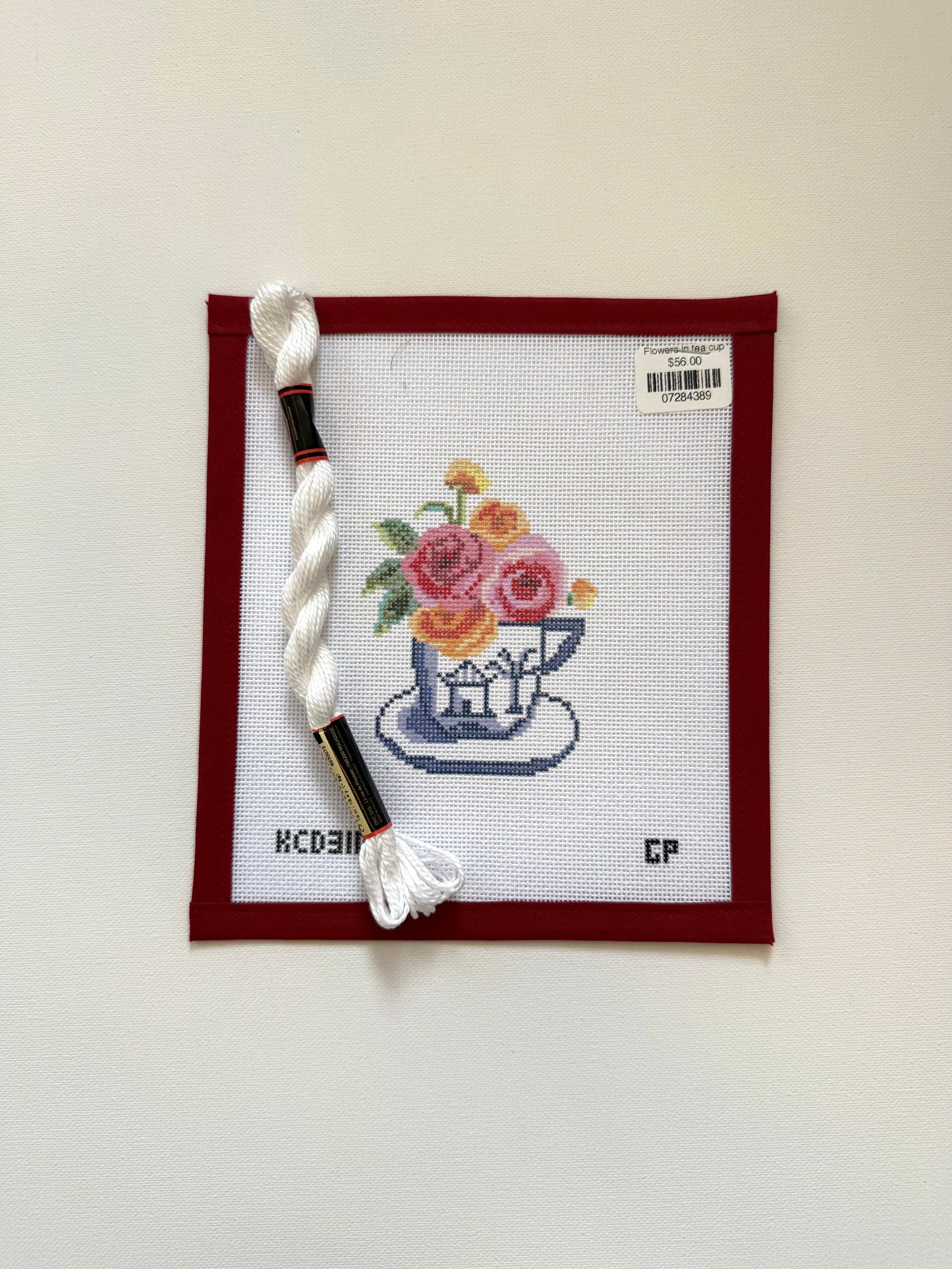 Flowers in tea cup