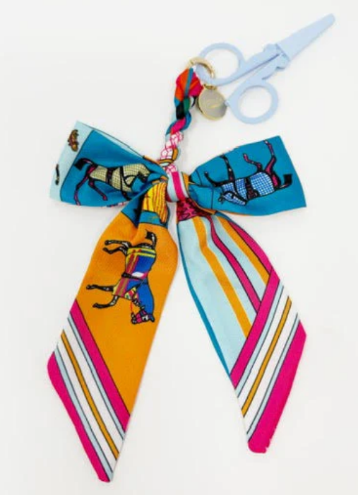The Bigger the bow- Fuchsia Scissors