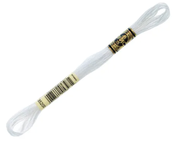 DMC Floss Color B5200 Snow White