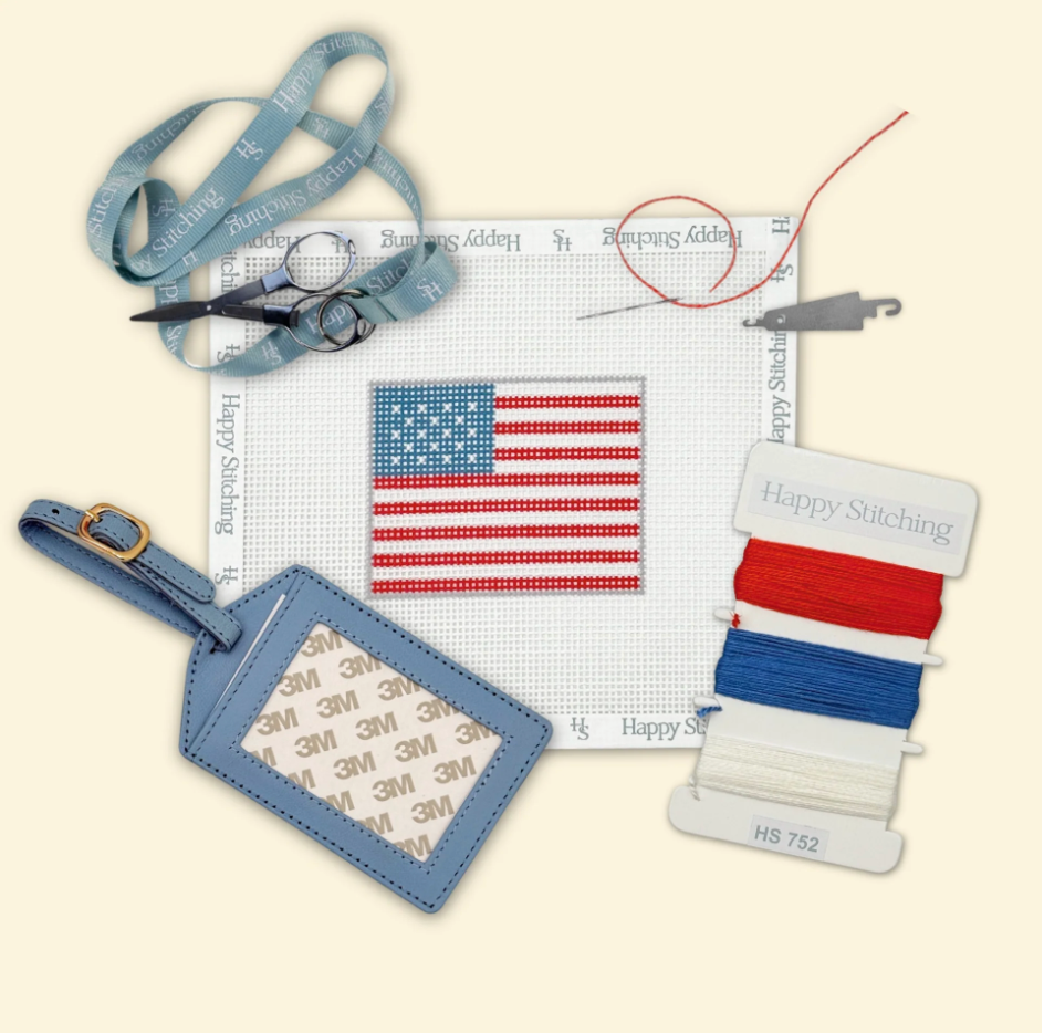 American Flags Luggage Tag Kit
