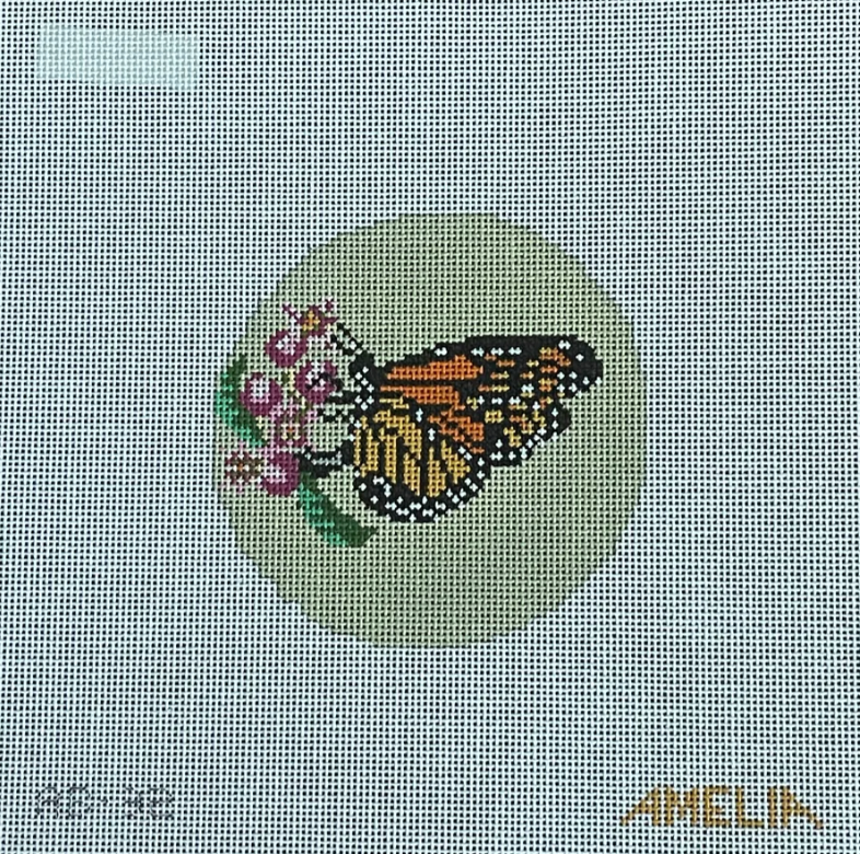 Monarch Butterfly Round
