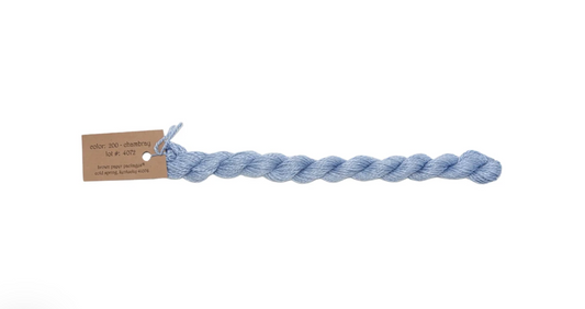Silk & Ivory Skein - Chambray 200