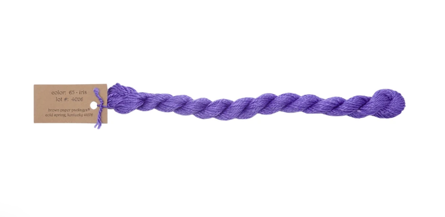 Silk & Ivory Skein - Iris 065
