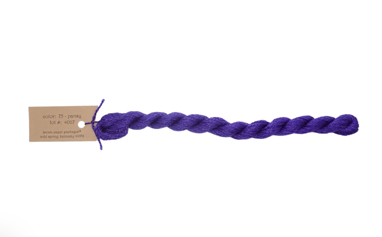 Silk & Ivory Skein - Pansy 075
