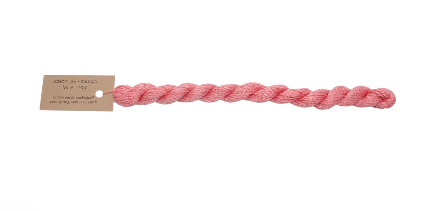 Silk & Ivory Skein - Mango 096