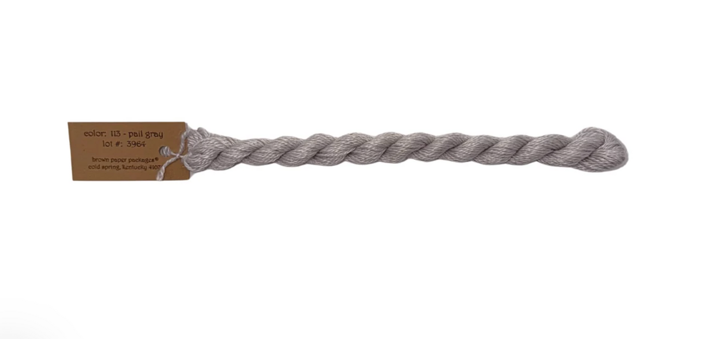 Silk & Ivory Skein - Pail Gray 113