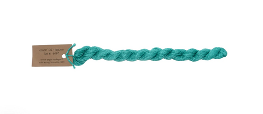 Silk & Ivory Skein - Lagoon 137