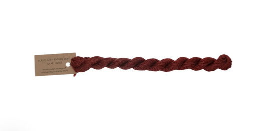Silk & Ivory Skein - Kidney Bean 178