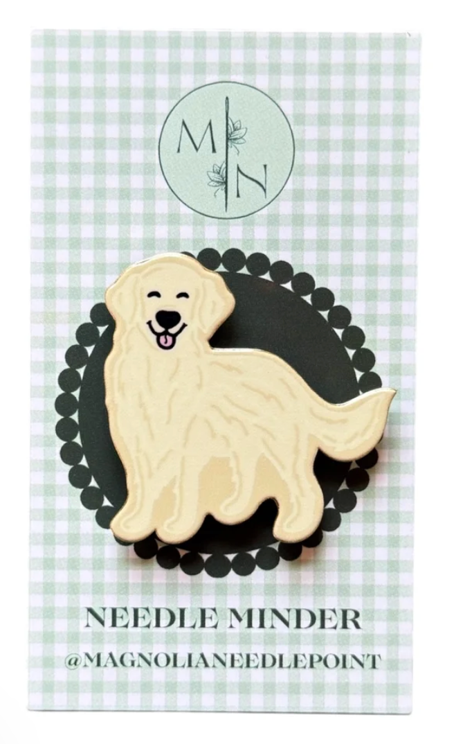 English Cream Golden Retriever Needle Minder