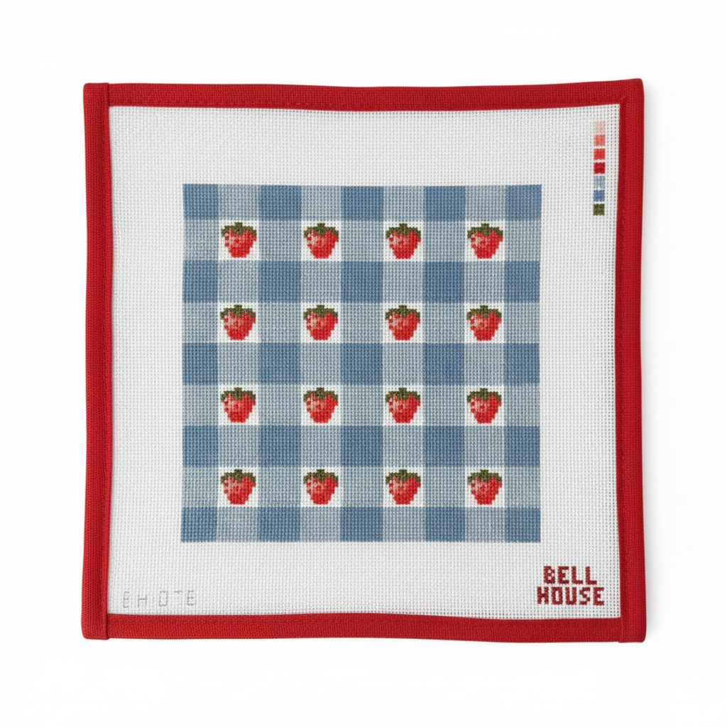 Strawberry Plaid 5"