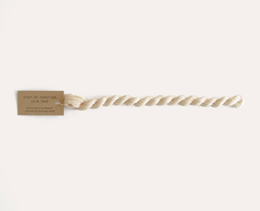 Silk & Ivory Skein - Butter Rum