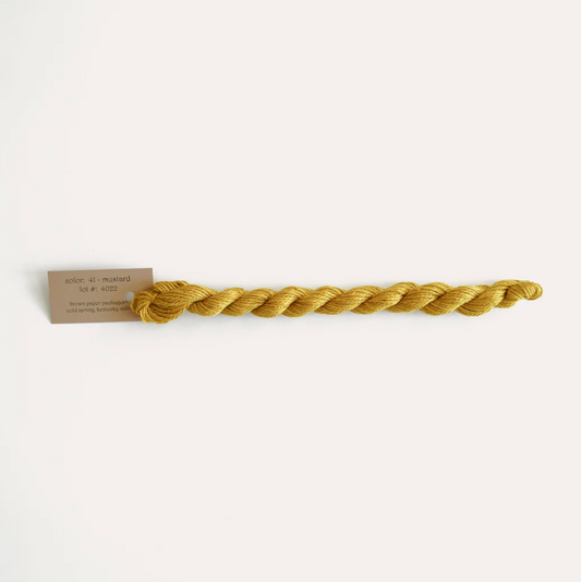 Silk & Ivory Skein - Mustard
