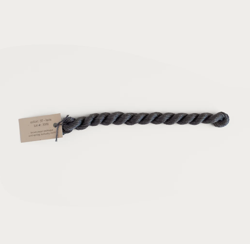 Silk & Ivory Skein - Lava