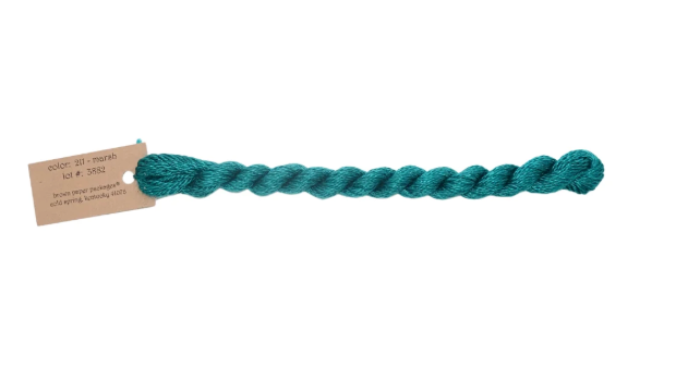 Silk & Ivory Skein - Marsh