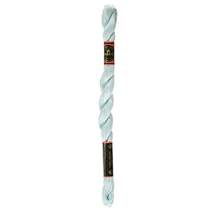 DMC Size 5 Pearl 747 Very Light Sky Blue