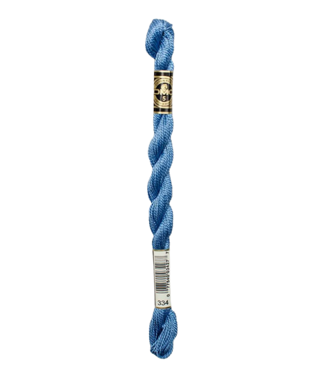 DMC Size 5 Pearl 334 Med. Baby Blue