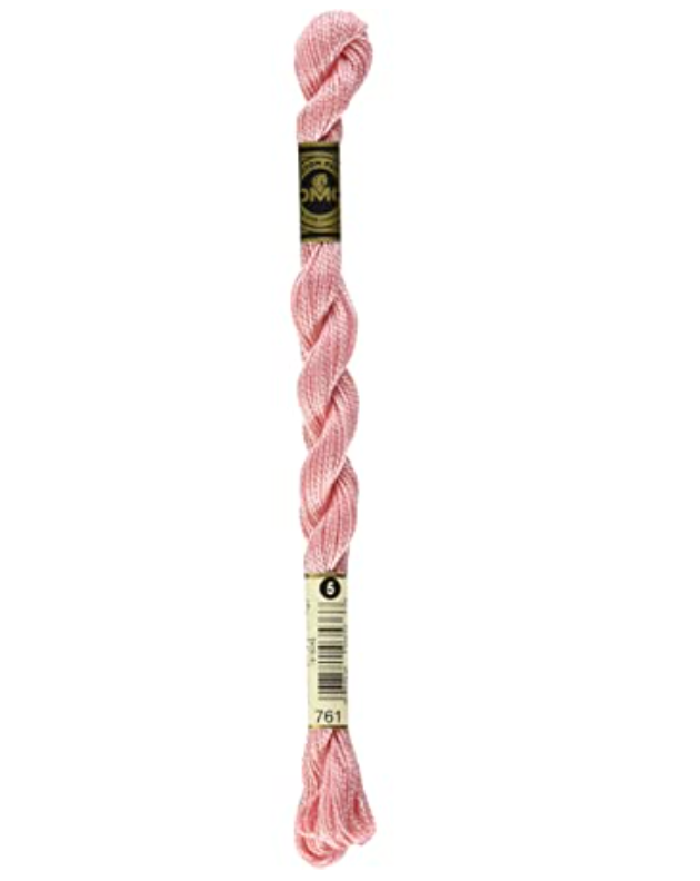 DMC Size 5 Pearl 761 Light Salmon