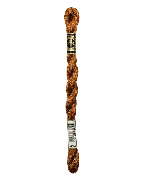 DMC Size 5 Pearl 434 Light Brown