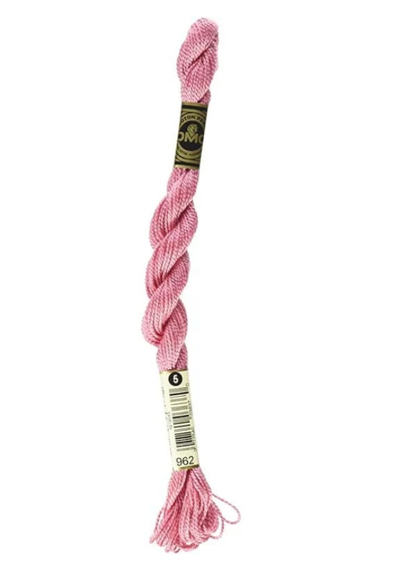 DMC Size 5 Pearl 962 Med. Dusty Rose