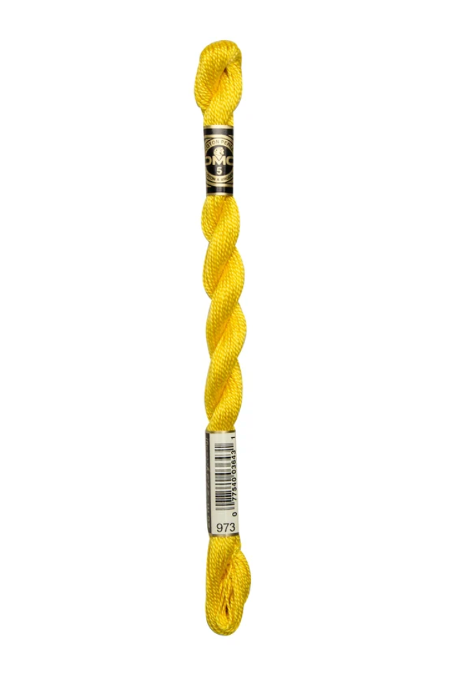 DMC Size 5 Pearl 973 Bright Canary