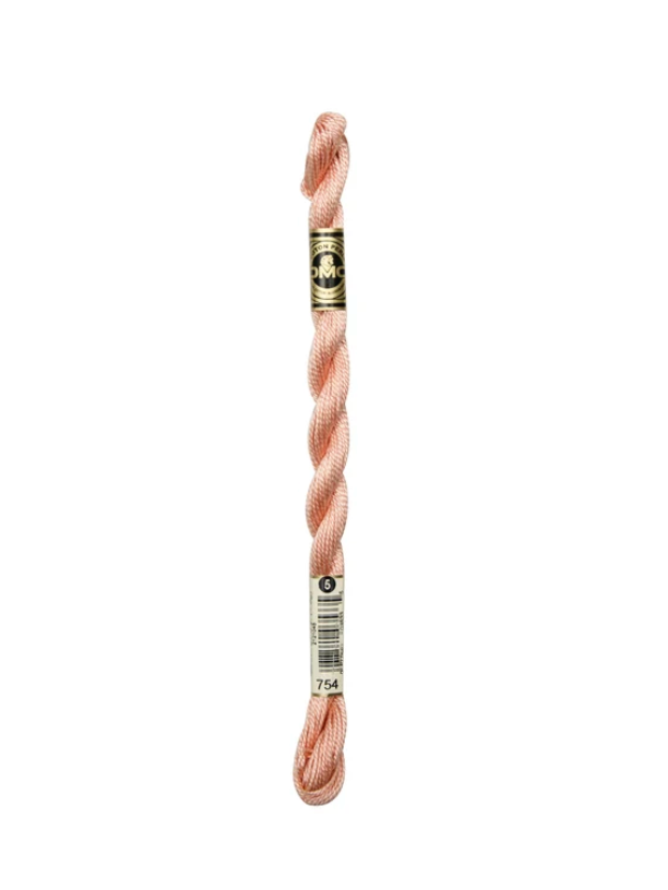 DMC Size 5 Pearl 754 Light Peach