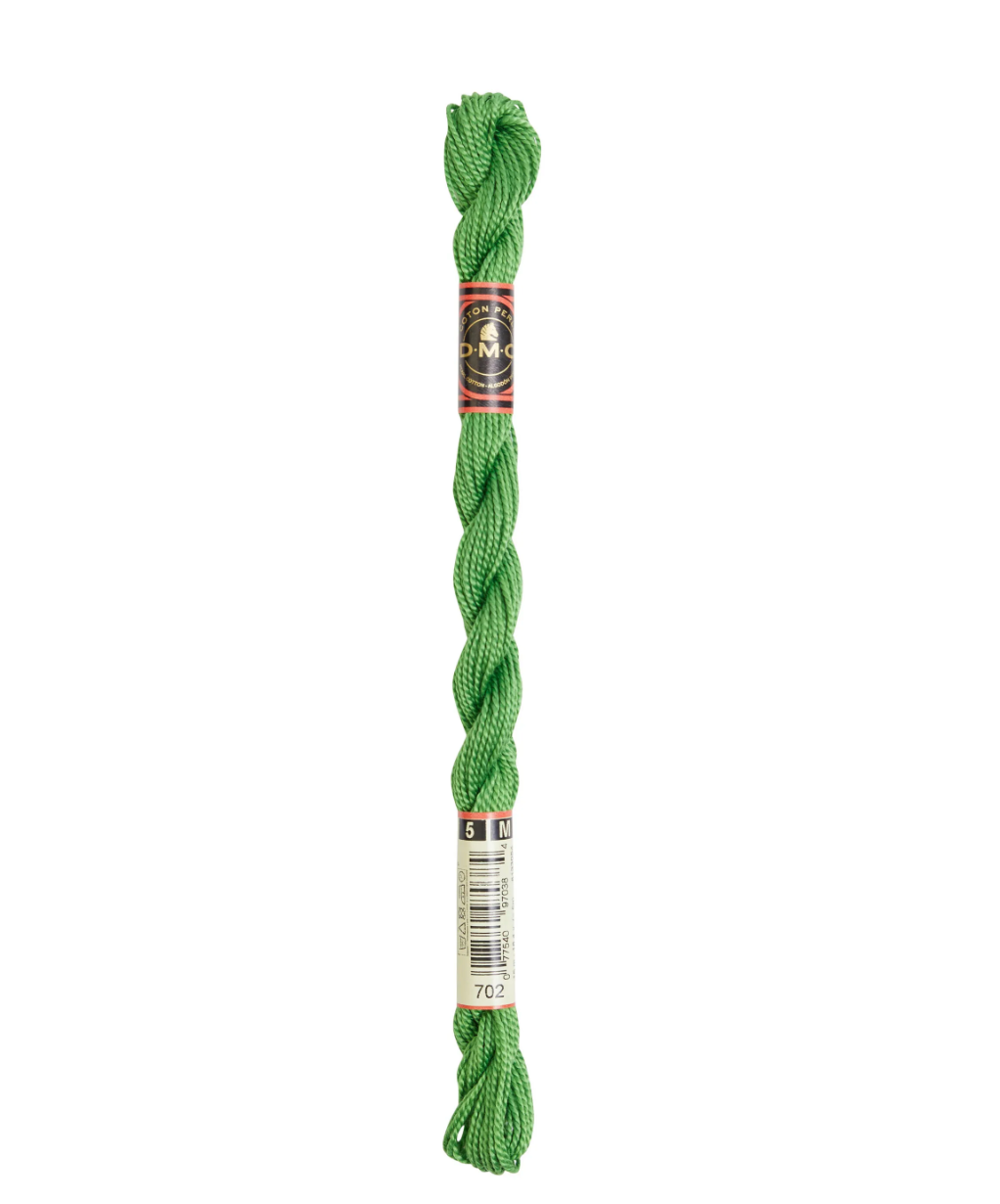 DMC Size 5 Pearl 702 Kelly Green