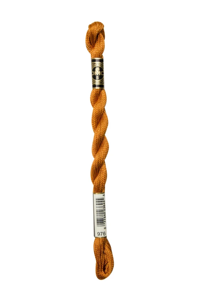 DMC Size 5 Pearl 976 Med. Golden Brown