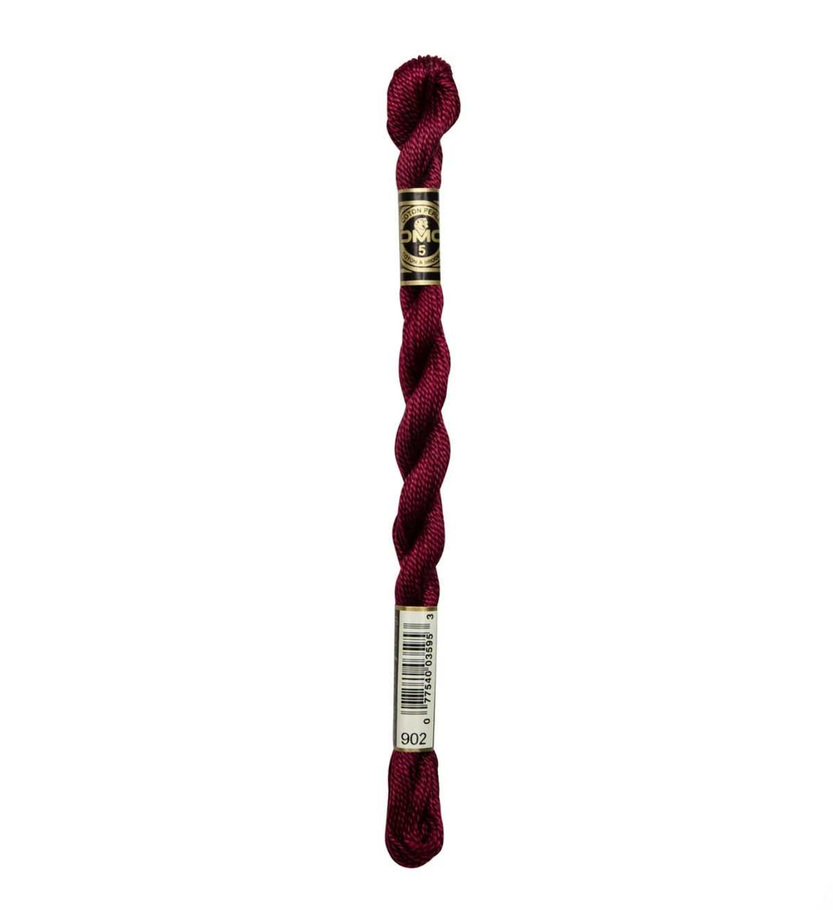 DMC Size 5 Pearl 902 Very Dark Garnet