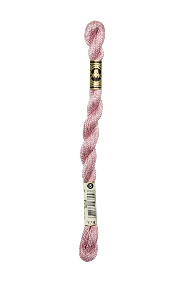 DMC Size 5 Pearl 778 Very Light Antique Mauve