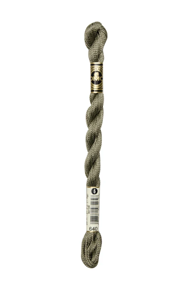 DMC Size 5 Pearl 640 Very Dark Beige Gray