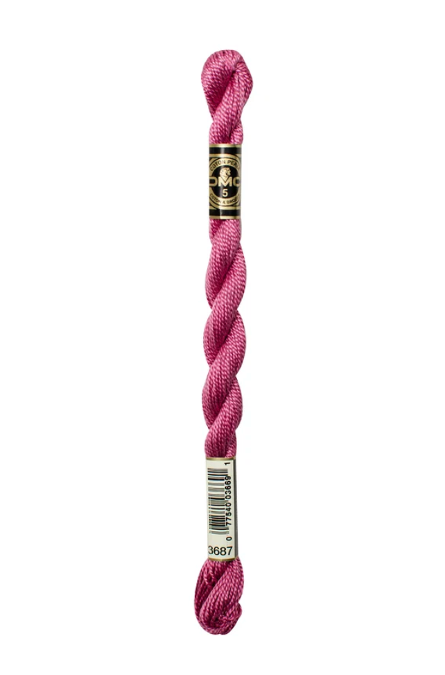 DMC Size 5 Pearl 3687 Mauve