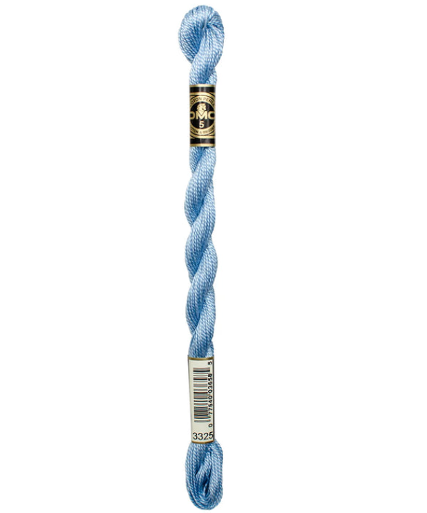 DMC Size 5 Pearl 3325 Light Baby Blue