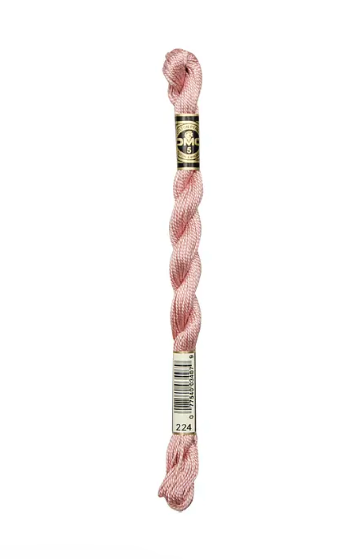 DMC Size 5 Pearl 224 Very Light Shell Pink