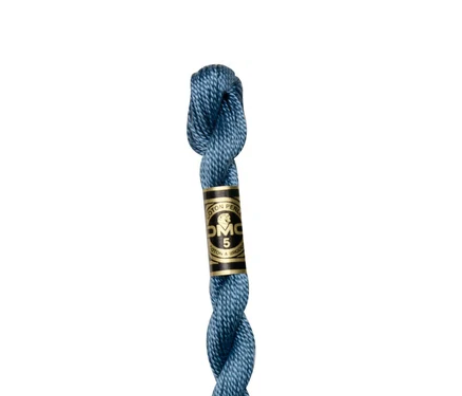 DMC Size 3 Pearl 931 Med. Antique Blue