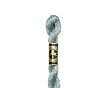 DMC Size 3 Pearl 927 Light Gray Green