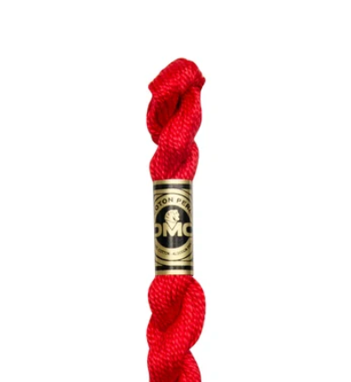 DMC Size 3 Pearl 666 Bright Red