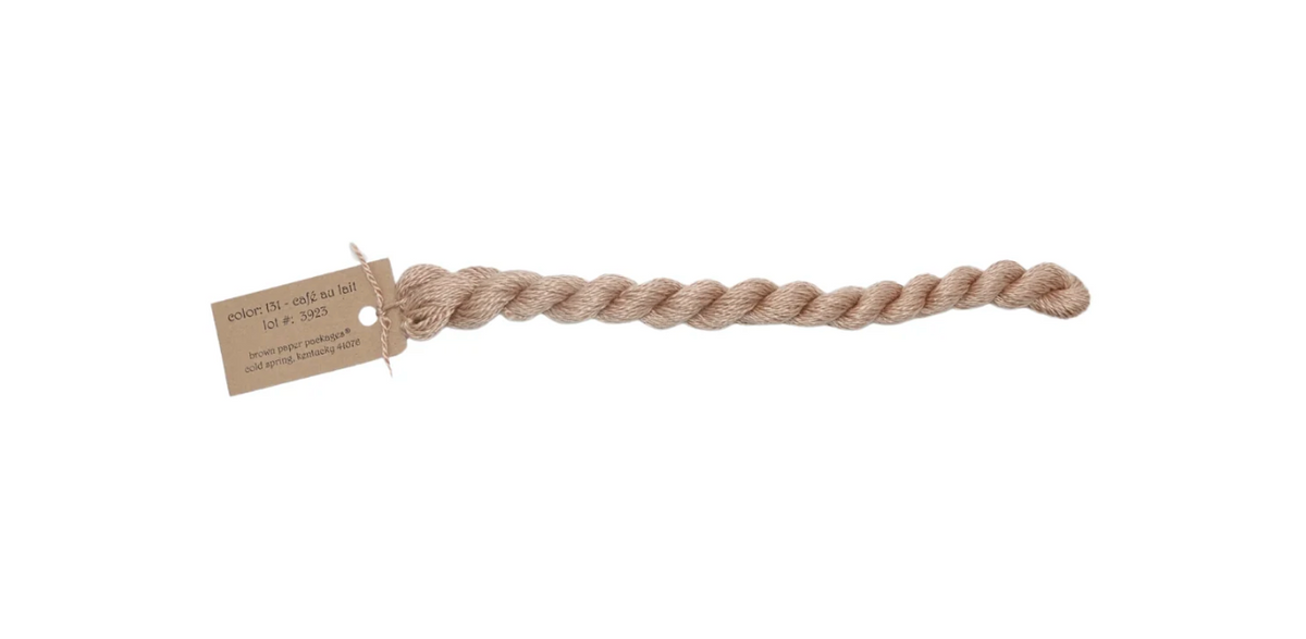 Silk & Ivory Skein - Cafe au Lait