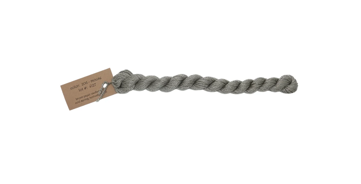 Silk & Ivory Skein - Mouse