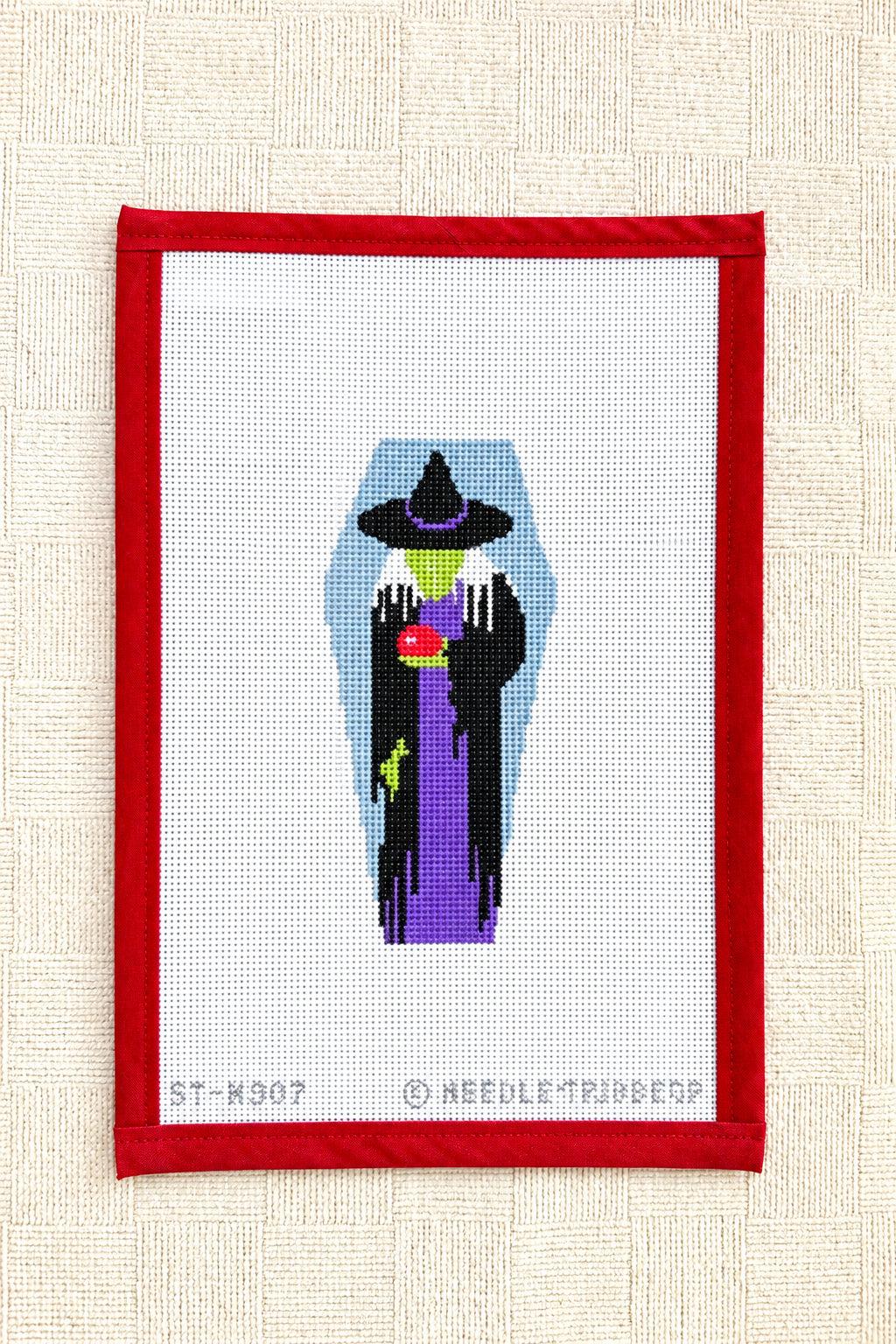 Poison Apple Witch with Coffin