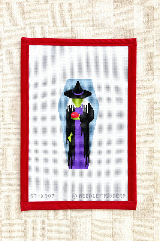 Poison Apple Witch with Coffin