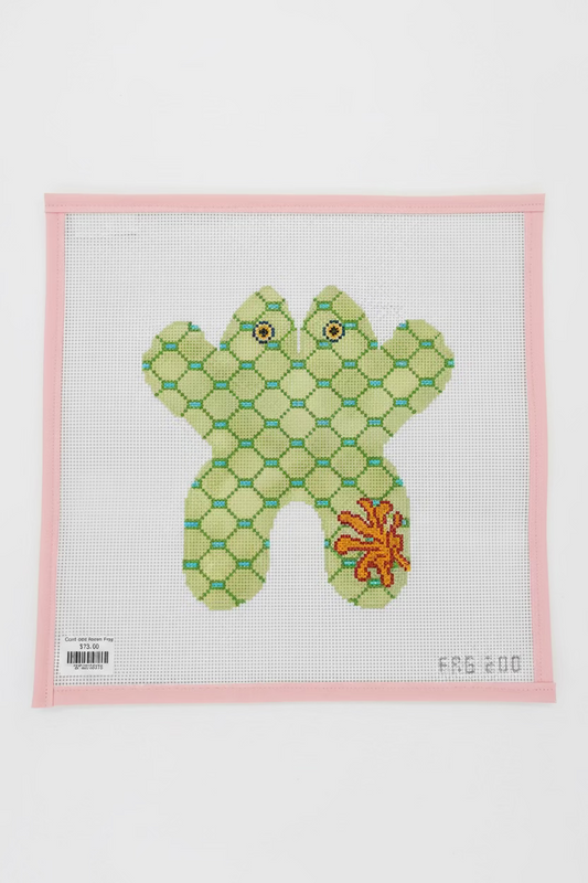 Coral and Green Frog