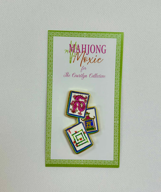 Triple Mahjong Tile Needle Minder