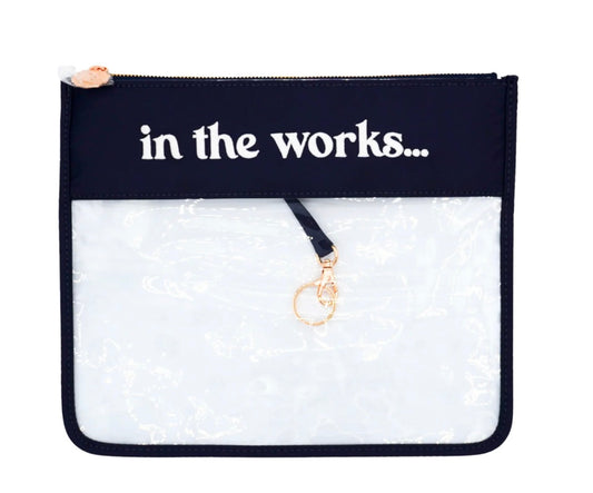 Tiny WTS Project Bag - Navy