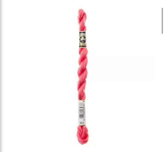 DMC Size 5 Pearl 351 Coral