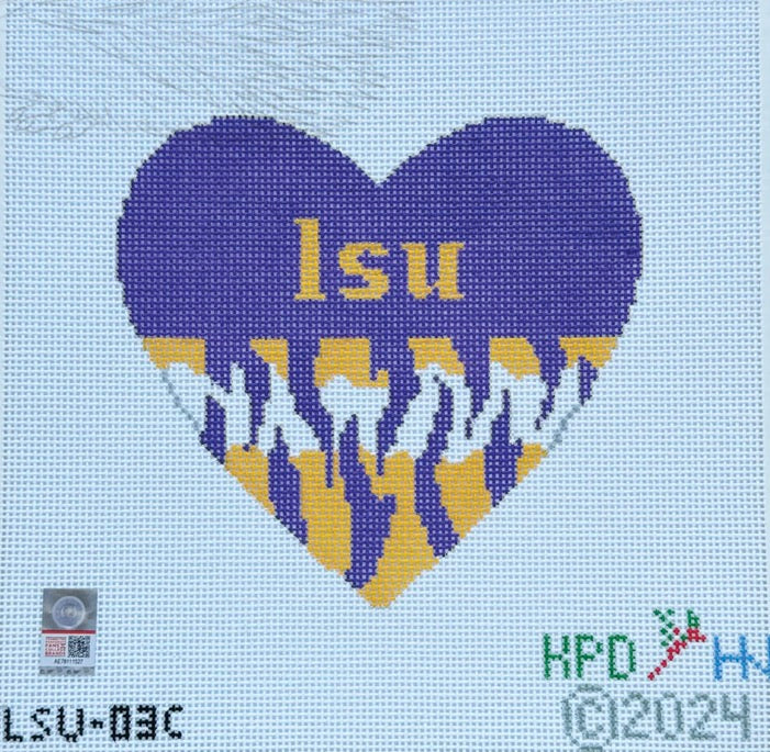 Collegiate heart LSU